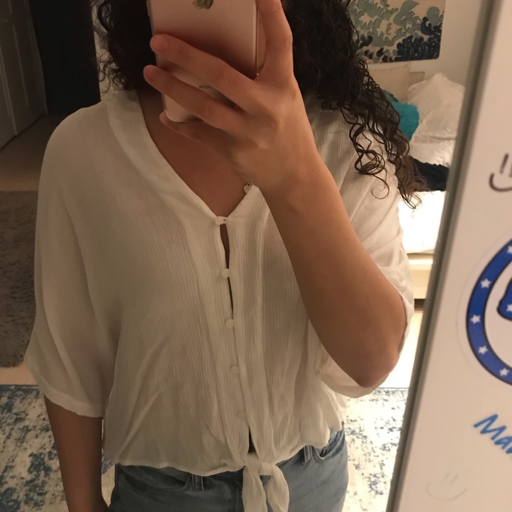 White button up